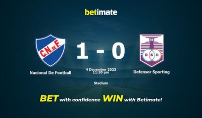 Nacional De Football vs Defensor Sporting Prediction, Odds & Betting Tips 12/04/2023