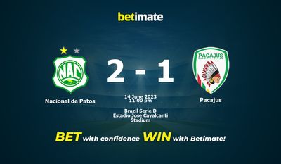 Nacional de Patos vs Pacajus Prediction, Odds & Betting Tips 06/14/2023