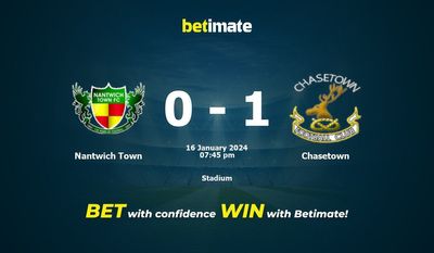 Nantwich Town vs Chasetown Prediction, Odds & Betting Tips 01/16/2024