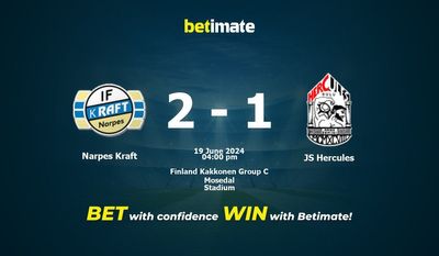 Narpes Kraft vs JS Hercules Prediction, Odds & Betting Tips 06/19/2024