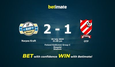 Narpes Kraft vs OTP Prediction, Odds & Betting Tips 07/20/2024