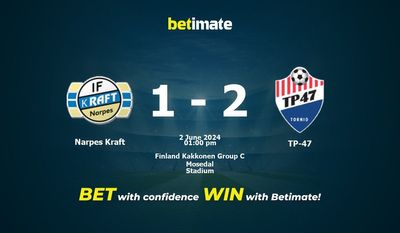 Narpes Kraft vs TP-47 Prediction, Odds & Betting Tips 06/02/2024