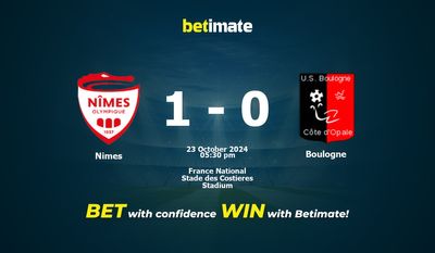 Nimes vs Boulogne Prediction, Odds & Betting Tips 10/23/2024