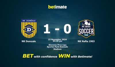 NK Domzale vs NK Nafta 1903 Prediction, Odds & Betting Tips 11/23/2024