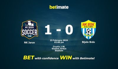 NK Jarun vs Bijelo Brdo 预测、赔率和投注技巧 02/23/2024