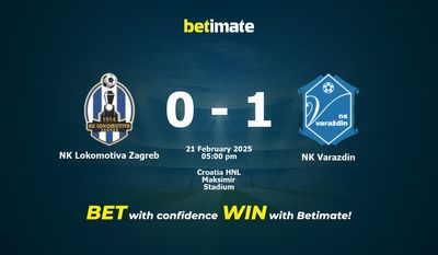 NK Lokomotiva Zagreb vs. NK Varazdin Vorhersage, Quoten und Wetttipps 21.02.2025