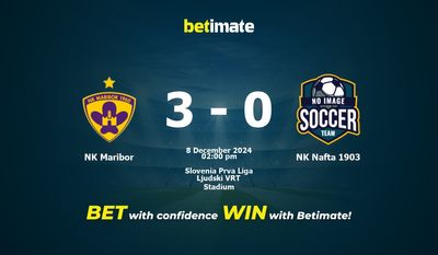 NK Maribor vs NK Nafta 1903 Prediction, Odds & Betting Tips 12/08/2024