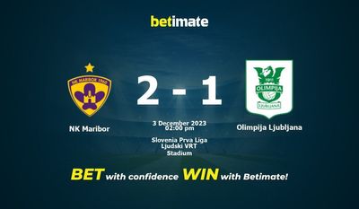 NK Maribor vs Olimpija Ljubljana Prediction, Odds & Betting Tips 12/03/2023