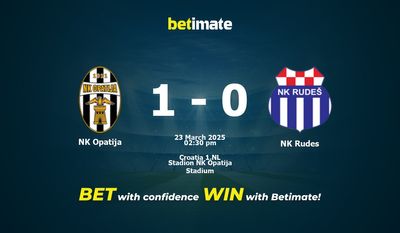 NK Opatija vs NK Rudes Prediction, Odds & Betting Tips 03/23/2025