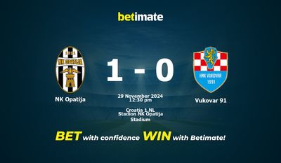 NK Opatija vs Vukovar 91 Prediction, Odds & Betting Tips 11/29/2024