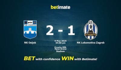 NK Osijek vs NK Lokomotiva Zagreb Prediction, Odds & Betting Tips 05/09/2025
