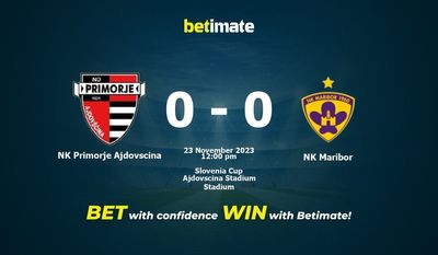 NK Primorje Ajdovscina vs NK Maribor Prediction, Odds & Betting Tips 11/23/2023