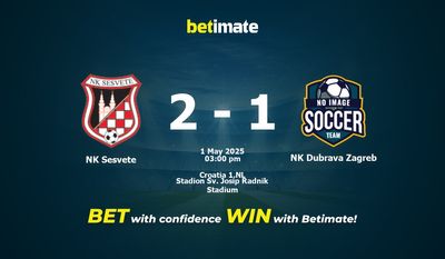 NK Sesvete vs NK Dubrava Zagreb Prediction, Odds & Betting Tips 05/01/2025