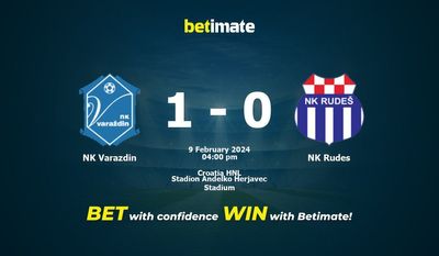 NK Varazdin vs NK Rudes 预测、赔率和投注技巧 02/09/2024