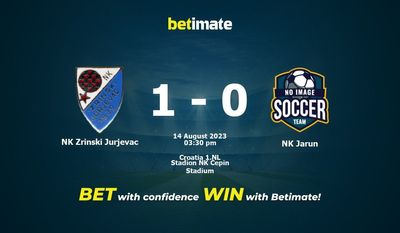 NK Zrinski Jurjevac vs NK Jarun پیش بینی، شانس و نکات شرط بندی 2023/08/14