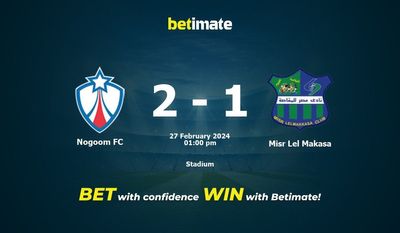 Nogoom FC vs Misr Lel Makasa Prediction, Odds & Betting Tips 02/27/2024