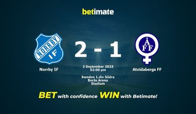 Norrby IF vs Atvidabergs FF Prediction, Odds & Betting Tips 09/02/2023