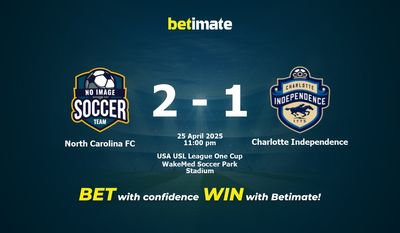 North Carolina FC vs Charlotte Independence Prediction, Odds & Betting Tips 04/25/2025
