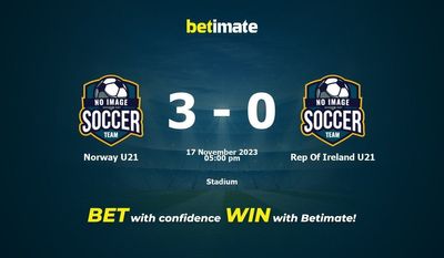 Norway U21 vs Rep Of Ireland U21 Prediction, Odds & Betting Tips 11/17/2023