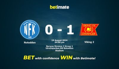 Notodden vs Viking 2 Prediction, Odds & Betting Tips 08/19/2024