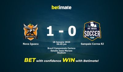 Nova Iguacu vs Sampaio Correa RJ 预测、赔率和投注技巧 01/18/2024