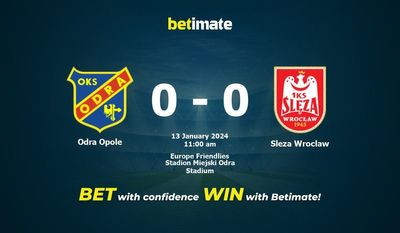 Odra Opole vs Sleza Wroclaw Prediction, Odds & Betting Tips 01/13/2024