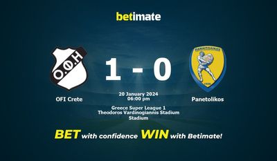 OFI Crete vs Panetolikos التوقعات، الصعاب ونصائح الرهان 20/01/2024