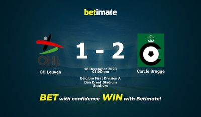 OH Leuven vs Cercle Brugge التوقعات، الصعاب ونصائح الرهان 16/12/2023