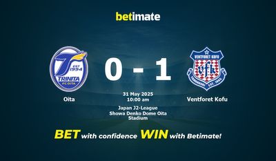 Oita vs Ventforet Kofu Prediction, Odds & Betting Tips 05/31/2025