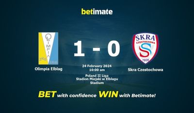 Prediksi Olimpia Elblag vs Skra Czestochowa, Peluang & Tips Taruhan 24/02/2024