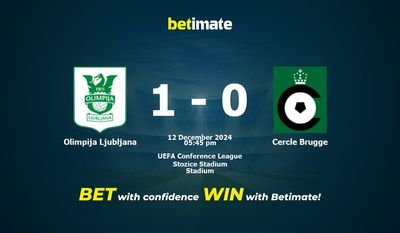 Olimpija Ljubljana vs Cercle Brugge Prédiction, cotes et conseils de paris 12/12/2024