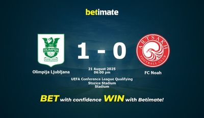 Olimpija Ljubljana vs FC Noah Prediction, Odds & Betting Tips 08/21/2025