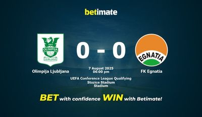 Olimpija Ljubljana vs FK Egnatia Prediction, Odds & Betting Tips 08/07/2025