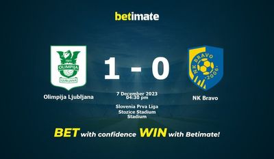 Olimpija Ljubljana vs NK Bravo Prediction, Odds & Betting Tips 12/07/2023
