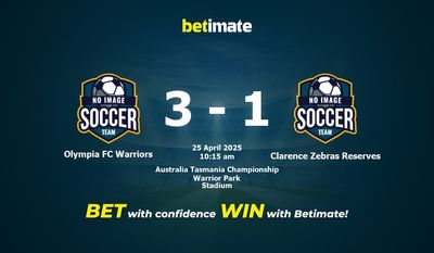 Olympia FC Warriors vs Clarence Zebras Reserves Prediction, Odds & Betting Tips 04/25/2025