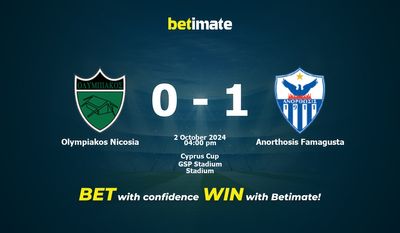 Olympiakos Nicosia vs Anorthosis Famagusta Prediction, Odds & Betting Tips 10/02/2024