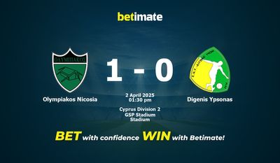 Olympiakos Nicosia vs Digenis Ypsonas Prediction, Odds & Betting Tips 04/02/2025