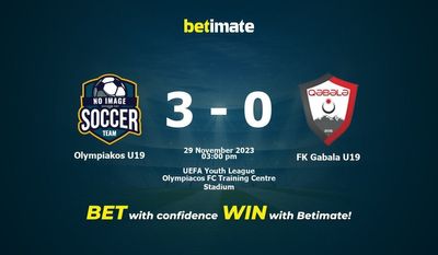 Olympiakos U19 vs FK Gabala U19 Prediction, Odds & Betting Tips 11/29/2023