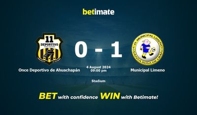Once Deportivo de Ahuachapán vs Municipal Limeno Prediction, Odds & Betting Tips 08/04/2024