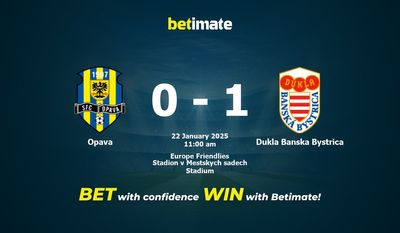 Опава vs Дукла Банска-Бистрица Прогнозы, шансы и советы по ставкам на 22.01.2025