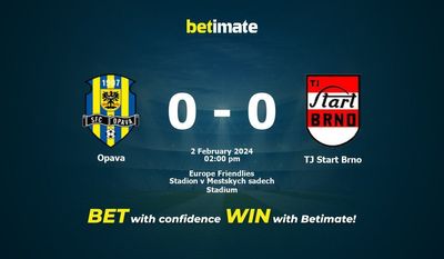 Opava vs TJ Start Brno التوقعات، الاحتمالات ونصائح الرهان 02/02/2024