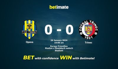 Opava vs Trinec التوقعات، الصعاب ونصائح الرهان 26/01/2024
