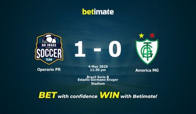 Operario PR vs America MG Prediction, Odds & Betting Tips 05/04/2025