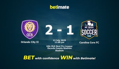 Orlando City II vs Carolina Core FC Prediction, Odds & Betting Tips 07/13/2025
