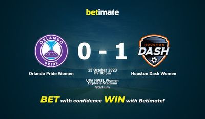 Orlando Pride Women vs Houston Dash Women Prediction, Odds & Betting Tips 10/15/2023