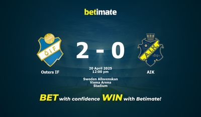 Osters IF vs AIK Prediction, Odds & Betting Tips 04/20/2025