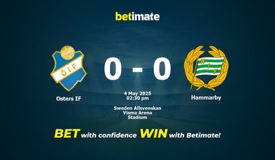 Osters IF vs Hammarby Prediction, Odds & Betting Tips 05/04/2025