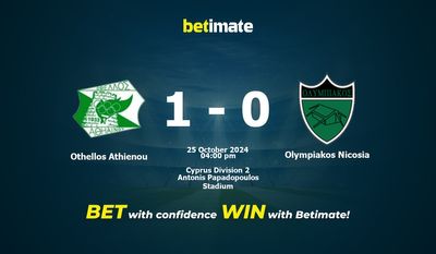 Othellos Athienou vs Olympiakos Nicosia Prediction, Odds & Betting Tips 10/25/2024