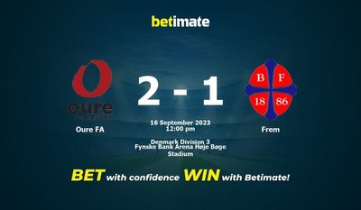 Oure FA vs Frem Prediction, Odds & Betting Tips 09/16/2023