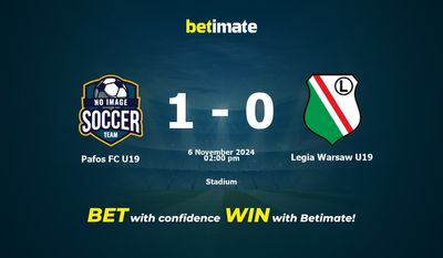 Pronostic, cotes et conseils de paris Pafos FC U19 vs Legia Varsovie U19 11/06/2024